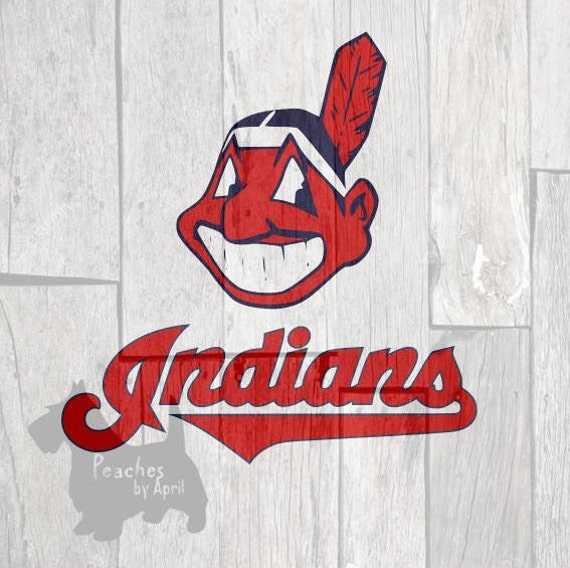 Download Cleveland Indians Cricut SVG cut file Set of two Chief