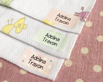 Iron on Clothing Labels Custom labels Daycare labels Custom clothing labels Kids name stickers Name labels Camp labels