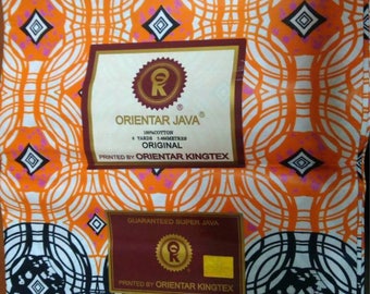 African fabric print by wholesale/ African fabric supply for a dress/vibrant colors fabric/ summer party fabrics/African geometric pattern