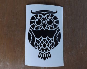 Owl decal ,bird decals, Decal for laptop, yeti decals,mug decals, phone, car decal, window decal,tumbler decals,Owl decals, cup decals