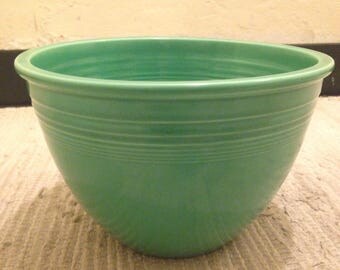 Large Collectible Vintage Green Fiesta Bowl 8.5" x 6"