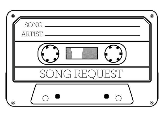 Free Printable Song Request Cards - Templates Printable