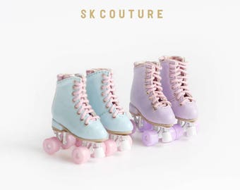 SK Couture Roller Skates Shoes for Blythe Pullip Licca Azone Momoko Jenny Lati Yellow 1/8 BJD