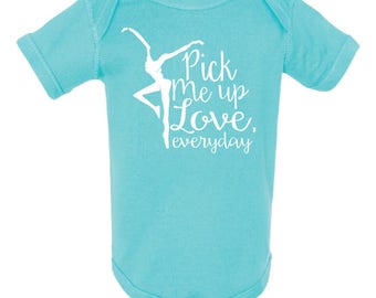 DMB Dave Matthews Band infant baby Onesie Creeper - "Pick Me Up Love, Everyday"