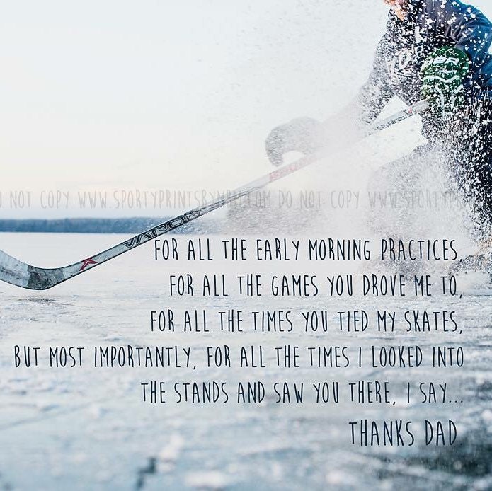 8x10 A Great Coach can Change a Life Hockey Coach Print