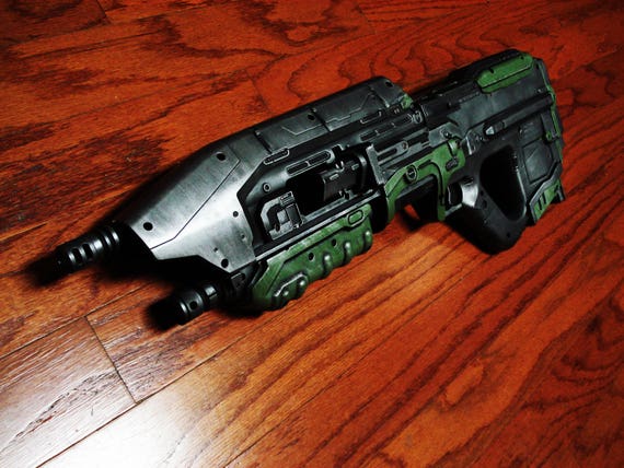 Halo Master Chief UNSC MA5 Blaster Rifle Custom Painted Prop