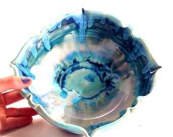 Ceramic Bowl, Ceramic Serving Bowl, Large Salad Bowl