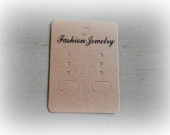 10 blank cardboard pr earrings 50 * 65mm