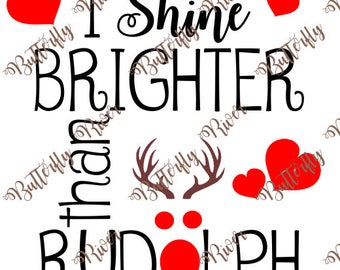 Free Free Shine Like Rudolph Svg 144 SVG PNG EPS DXF File