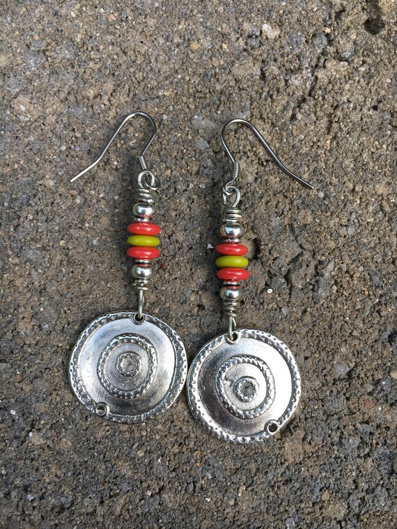 Boho Earrings Hippie Earrings Dangle Earrings Gypsy