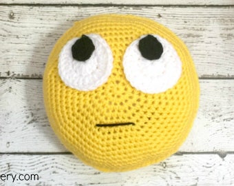 Crochet Amigurumi PATTERN - Crochet Toy Pattern - Crochet Emoji - Emoji Toy - Crochet Pattern