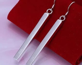 Women 925 sterling silver plated earring