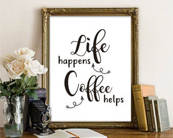 Coffee sayings | Etsy