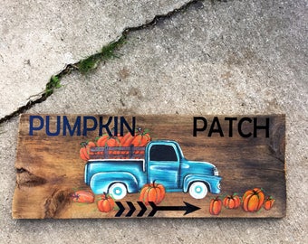 Truck With Pumpkins | Etsy