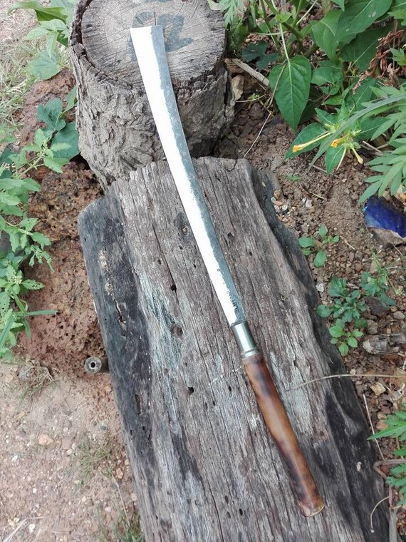 Long Thai Machete Bamboo Hand Machete Handmade Thai