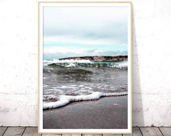 Beach Prints, Summer Print, Nautical Decor, Ocean Water Print, Summer Printable, Coastal Decor Beach, Sea Prints, Water Decor, Sea Poster