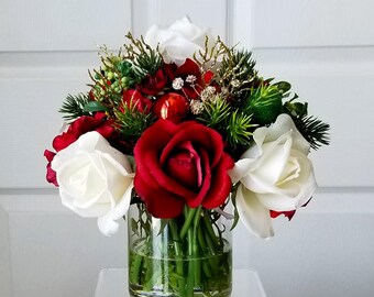 christmas centerpiece christmas real touch flower table centerpiece christmas floral arrangement christmas flower - Floral Table Decorations For Christmas christmas centerpiece christmas real touch flower table centerpiece christmas floral arrangement christmas flower - Floral Table Decorations For Christmas