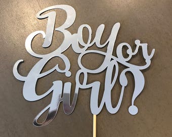 Boy Or Girl? Cake Topper