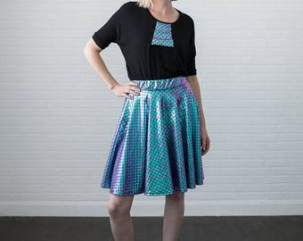 Mermaid Skirt, Full circle, Elastic waistband