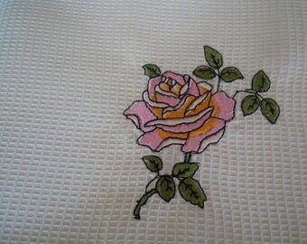 WHITE COTTON TEA TOWEL