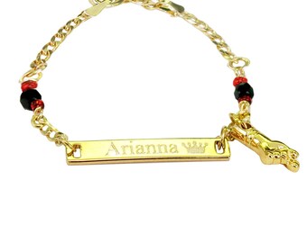 bracelet baby personalized gold babies