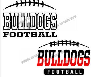 Bulldogs Football Laces Download Files - SVG, DXF, EPS, Silhouette Studio, Vinyl Cut Files, Digital Files -Use with Cricut and Silhouette