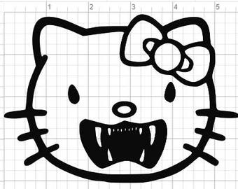 Download Hello kitty svg | Etsy