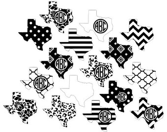 SIXTEEN Texas SVG files