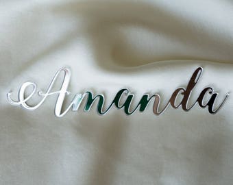 Laser cut names, Set of wedding place cards, wedding table signs, acrylic place cards, name cards, name cards wedding