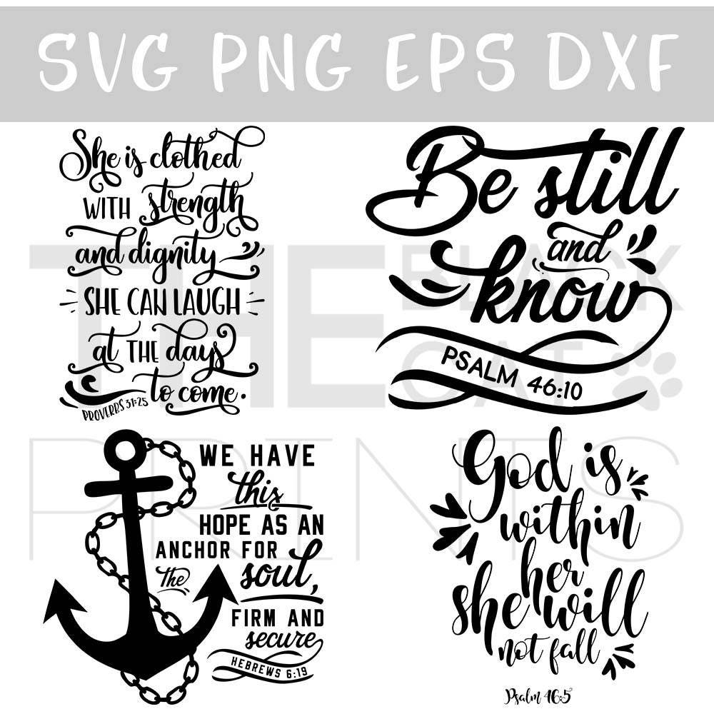 Christian SVG bundle Bible verse SVG files set SVG cricut ...