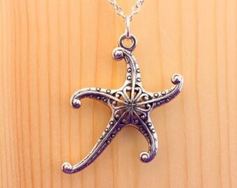 Starfish necklace / alternative mermaid necklace