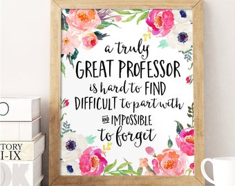 Professor gift | Etsy