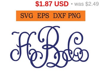Sale 25% - Lace Monogram Svg / Eps / Dxf / Png files INSTANT DOWNLOAD!