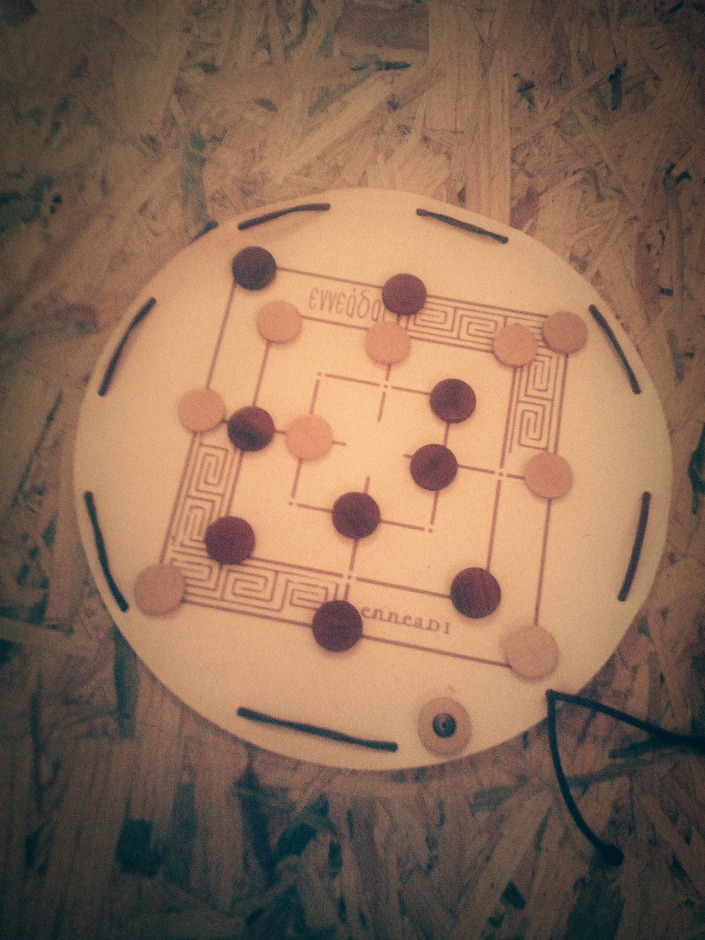 Enneadi Ancient Greek Game Top Quality HandCrafted Board