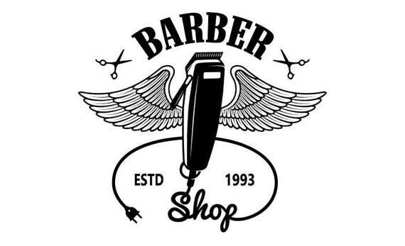 Barber Logo 5 Salon Shop Haircut Hair Cut Groom Grooming