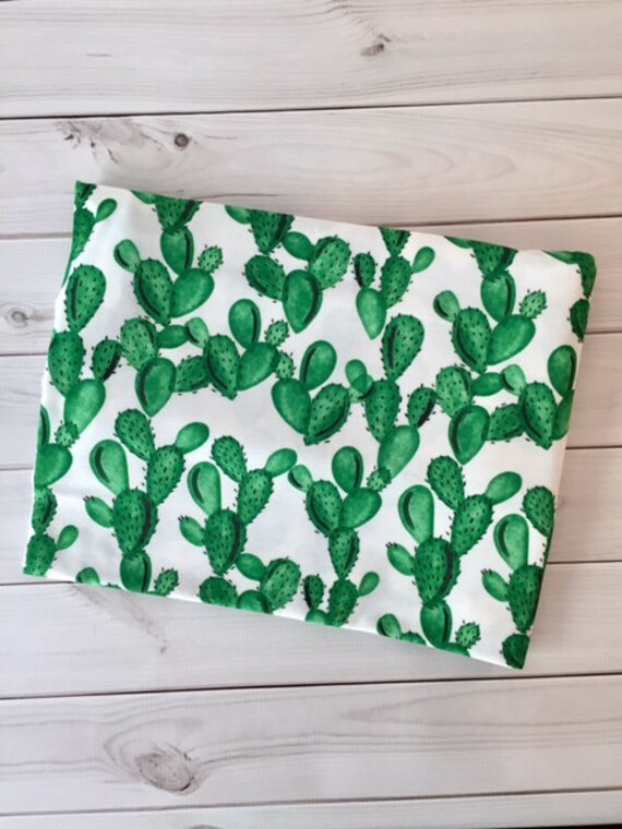 Paddle Cactus Fabric by the Yard. Quilting Cotton or Knit.