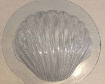 Clam shell bath bomb mold chocolate soap wax candle plastic