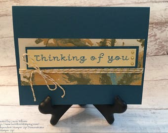Friendship Card, Thinking of You Card, Handmade Card, All Occasion Card