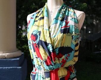 80s Silk Leotard made in West Germany