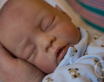 Reborn Baby Boy or Girl | w/Spit bubbles! | Hand Painted Doll | made to order