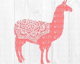 Download Llama svg | Etsy