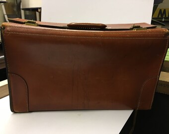 Vintage Briefcase, Leather Briefcase