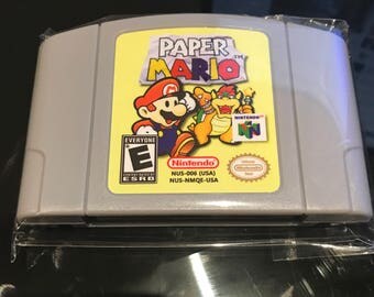 Paper Mario Nintendo 64 Game USA Seller Fast Free Shipping USPS REPRO