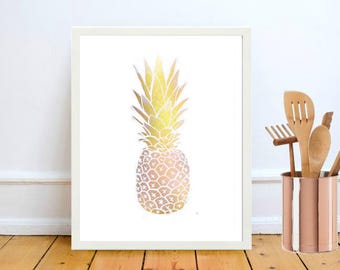 Pineapple print Etsy