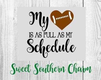 football svg - heart svg - football heart svg - svg file - svg files - files - svgs - svg sayings