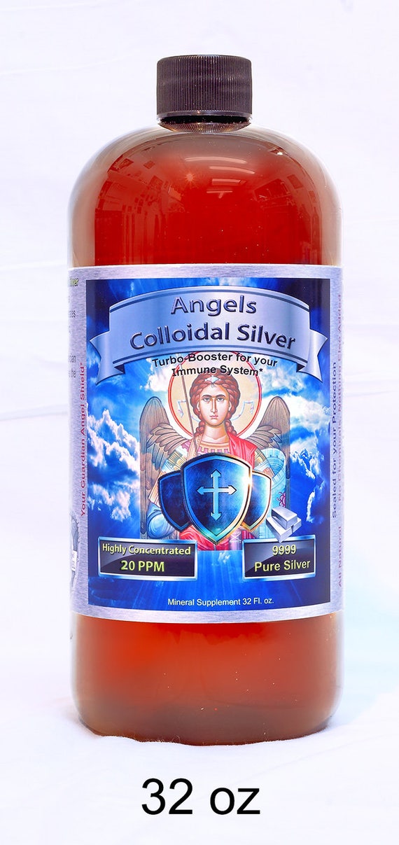 Colloidal Silver 32 oz. 10ppm Antibiotic BEST NANO