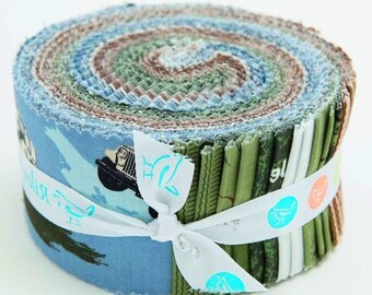 Jeep Rolie Polie by JEEP for Riley Blake, Jeep Fabric, Outdoor Fabric, Truck Fabric, Jeep Jelly Roll, Fabric Strips