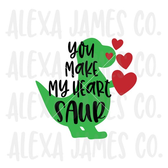 Download Valentine svg Dinosaur Love svg Love Bites svg SVG Cut