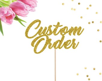Custom Cake Topper, Wedding Cake Topper, Personalized Cake Topper, Baby Shower, Birthday Cake Topper, Custom Name Cake Topper, Name Cake Top