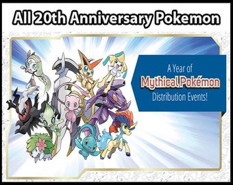 All 20th Anniversary Events | Pokemon Sun and Moon | ORAS | XY